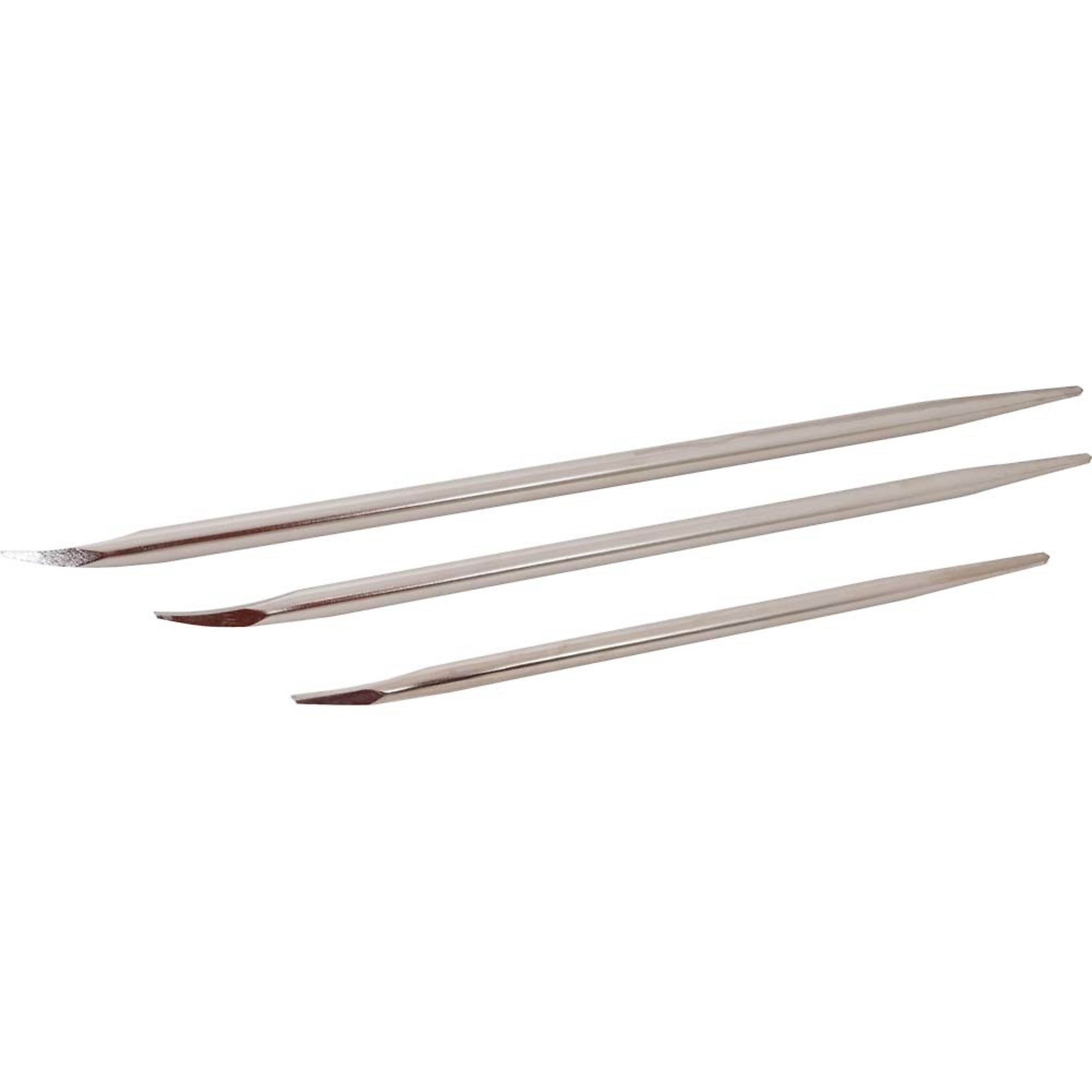 Gray Tools, 3 Piece Pinch Bar Set, Nickel Plate Finish, Material Carbon Steel, Pieces (qty.) 3 Model# C673